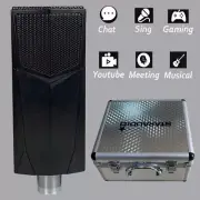 USB Condenser Microphone Complete Kits Live Studio Recording Boom Broadcast Mic
