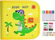Water Doodle Book | Water Doodle Book Toys with 12 Pen | Educational Learning Activities Art Kit for School Road Trip Airplane Travel