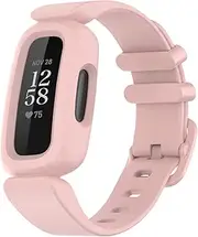 Bakcuby Band for Fitbit ACE 3 for Kids 6+, Soft Silicone Watch Strap Replacement Wristband for Fitbit Ace 3 / Fitbit Inspire 2 Activity Tracker, Girl Boy
