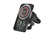 PROMATE 15W MagSafe Transparent In-Car Wireless Qi Phone Charger. Ultra Slim Des
