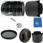 Lens Hood Shade For Canon EF 24-70mm F 2.8 L USM Replaces EW-83F + Cap +Filter +