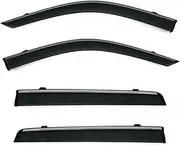 Window Visor Rain Guard Side Window Deflector Weather Shield Compatible for Kia Mohave Borrego 2007 2008 2009 2010 2011 2012 2013 2014-2021(Borrego MK1 HM)