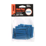 Ramset 8 x 50mm Blue Wall Plugs - 50 Pack