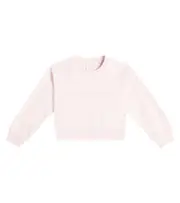 [Givenchy Kids] Givenchy Kids Logo cotton-blend jersey sweatshirt Y 8 pink