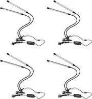 Binxind 4X USB LED Indoor Grow Light,40W Full Spectrum Phyto Lamps Sunlight White for Plants House Hydroponics Grow