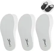 [Knixmax Outdoor] Men's Shoes Insoles Comfortable Light-Weight Shoes Replacement Footwear Inserts Feet Flat for Clog Running Walking Work Or Hiking Thin 3mm Insole