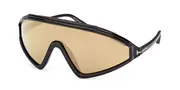 Tom Ford FT1121 LORNA 01G Men's Sunglasses Black Size 99