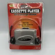 TOZAI ATC 1527 Portable Personal Cassette Headset Player Sealed Vintage New