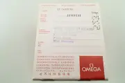 Vintage 1970's Omega Seamaster 166.0110 Warranty Booklet stamped