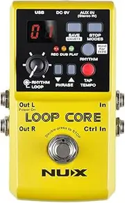 NUX LOOP CORE Guitar Looper Pedal - 40 Drum Patterns and 99 User Memory Slots