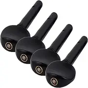 ERINGOGO 4pcs Ebony Tuning Pegs for Violin Replacement Durable Oud Parts Accessories Non Slip Knob for Comfortable Use Smooth Finish for Enhanced Performance Violin Component for String