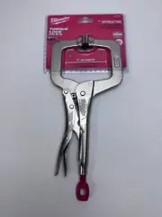 Milwaukee 48-22-3521 11" Torque-Lock Locking C-Clamp Swivel Jaw Pliers