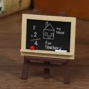 1:12 Miniature Blackboard Chalkboard W/ Easel Dollhouse Classroom AccessoryB.UU