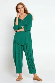 Alisha Pants - Forest Green