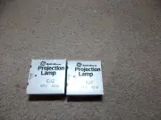 2-GE General Electric EJZ 30V 80W Quartzline Projector Bulb Projection Lamp NOS