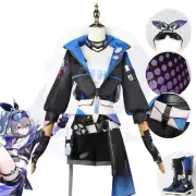 Silver Wolf Cosplay Honkai Star Rail Costume Wig Game Uniform Full Set