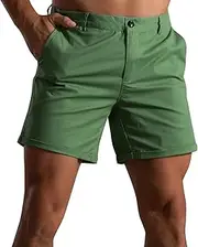[FZVYD] Cargo Shorts for Men Stretch Waist Hiking Shorts Quick Dry Work Business Shorts Casual Golf Lightweight Shorts 2024
