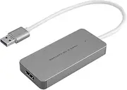 265 USB 3.0 HD Capture Card Video Game Recorder 1080P Live Sreaming Converter Plug and Play for One Grey One Size