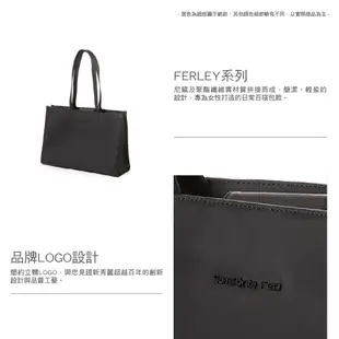 Samsonite RED 新秀麗 筆電托特包/電腦包/女包/側背包/肩背包14吋 FERLEY 女用輕量商務_黑色