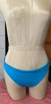 Hurley NWT Teal Blue Moderate Coverage Layered Swimsuit Bikini Bottoms Wom XL