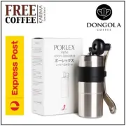 PORLEX Mini II Ceramic Burr Hand Coffee Mill Travel Grinder Japan + Karima Beans