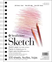 Strathmore Sketch Spiral Paper Pad 8.5"X11"-100 Sheets