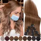CLEARANCE Clip In 100% Real Remy Human Hair Extensions FULL HEAD Weft Bolyoge/US