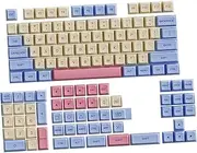 DOITOOL 132Pcs Themed Keycaps Cute Replacement Keycaps for Mechanical Keyboards Gaming Key Caps Fun Creative Design for