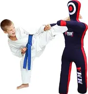 Stylso Kids Wrestling Dummy Boys Grappling Dummies - Jiu Jitsu Dummy BJJ Dummy Judo Karate Fighting Buddy for Children Youth Training Practice - Un-Filled - Sizes: 100 cm / 120 cm