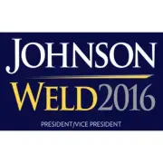 Gary Johnson Bill Weld For President 2016 Replica Navy Bumper Sticker