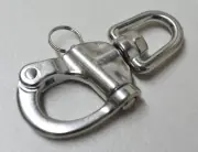 87mm Quick release Swivel Snap Shackle Hook Marine Sailing Boat Spring Yacht
