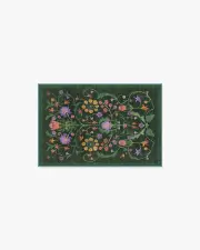 60' x 90' | Machine Washable Runner Rug | Kid & Pet Friendly | Indoor Rug | Protea Forest Green Rug by Iris Apfel | Ruggable