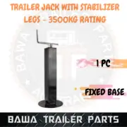 Trailer Jack Stand With Stabilizer Legs - 3500kg Rating! Trailer Parts!