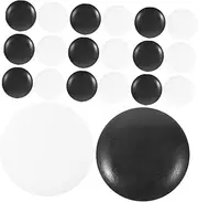 LALADEFIEE Go Chess Pieces Set 200pcs Large Resin Stones Craft Chess Pieces Play for Go Clubs