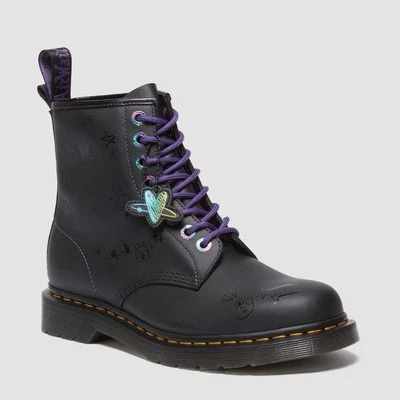Dr. Martens x BT21 8 Hole Boots 2025 Limited NAPPA 1460 BLACK BK [UK 6 / 25cm ]