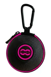 Ballsak PINK/BLACK Clip-on Carry Cue Ball Case for Pool Balls to Cue Stick Bags