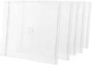 5-piece Cd Storage Box Design Cd Holders for Dvds Portable and Scratch-resistant
