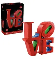 LEGO Art LOVE Collectible Building Set, Home Decor Gift Idea /31214/791 pieces