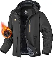 [WENRONSTA] Men's Ski Snow Jacket Winter Coat Warm Waterproof Windbreaker Mountain Snowboarding Hooded Hiking Traval