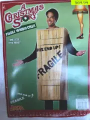A Christmas Story Fragile Wooden Crate/ Shipping Container Adult Costume