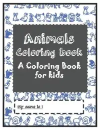 在飛比找博客來優惠-Animals Coloring book: A Color