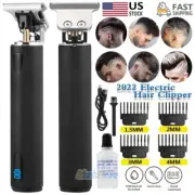 Professional Hair Clippers Trimmer Cutting Beard Cordless Barber Shaver Comb Kit