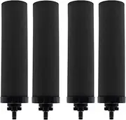 Renami 1 Micron Water Filter Replacement for Berkey® BB9-2® Black Purification Elements, Compatible with Berkey® Gravity Filter System, Pack of 4