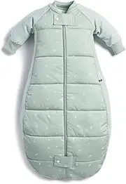 ergoPouch Premium Sleeping Bag 3.5 TOG – 8–24 Months – Sage Print – A Premium, Silky-Smooth, Wider-Fit Sleeping Bag – 400 Thread Count Organic Cotton – For Toddlers and Preschoolers