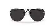 Silhouette TMA Collection Nash 8744/75 Polarized 7310 Men's Sunglasses Silver Size 59