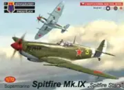 1/72 WW2 Fighter : Supermarine Spitfire Mk.IX "Stars" [USSR] #0167 : KP MODEL