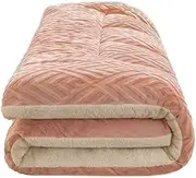 Portable futon Mattress, Quilted Mattress, Simple Solid Color Floor mat, Foldable Student Dormitory Sleeping mat, Single Double Mattress, Guest Sleeping mat