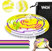 Silicone Sensory Activity Board - Double-Sided Fidget Toy for Anxiety, Stress, ADHD & Autism | Kids & Adults | Silent, No Mess | Portable with Travel Bag & 12 Strings
