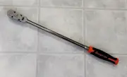 Snap On FHLLF100 3/8" Dr Cynergy SOFT Grip Extra-Long Handle Flex-Head Ratchet