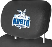 Sperling North Melbourne Kangaroos Official AFL Universal Headrest Cover Pairs